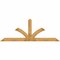 Ekena Millwork Richland Rough Sawn Timber Gable Bracket, Western Red Cedar, 108"W x 40"H x 6"D x 6"F, 9/12 Pitch GBW108X40X0606RIC00RWR - alternate 1